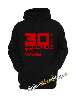 30 SECONDS TO MARS - Red Logo - čierna detská mikina