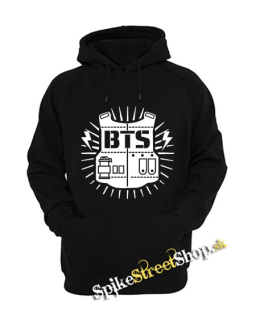 BTS - BANGTAN BOYS - Logo Design - čierna detská mikina