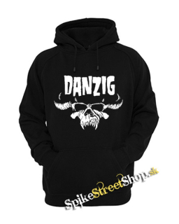 DANZIG - Logo Skull - čierna detská mikina