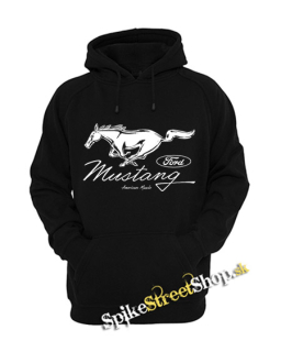 FORD MUSTANG - Horse Logo American Muscle - čierna detská mikina