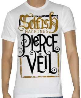 PIERCE THE VEIL - Selfish Machines White - pánske tričko