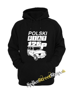 POLSKI FIAT 126p - čierna detská mikina
