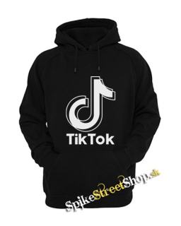TIK TOK - Double Logo - čierna detská mikina