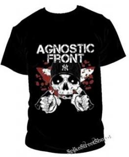 AGNOSTIC FRONT - Skull - čierne pánske tričko