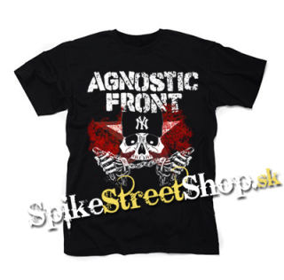 AGNOSTIC FRONT - Skull - čierne pánske tričko