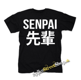 ANIME - SENPAI - Logo & Symbols - čierne detské tričko