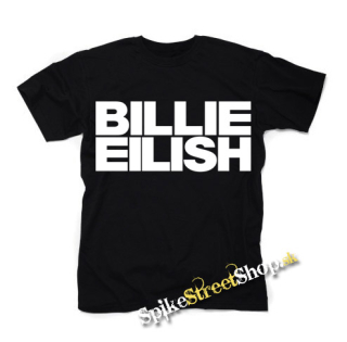 BILLIE EILISH - Logo Bold - čierne detské tričko