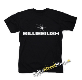 BILLIE EILISH - Logo Spider - čierne detské tričko