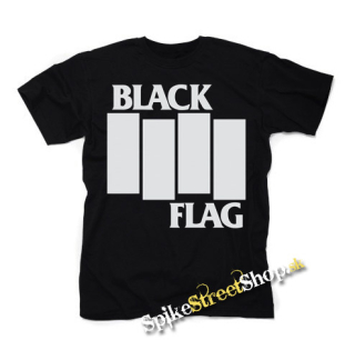 BLACK FLAG - Logo Crest - čierne detské tričko