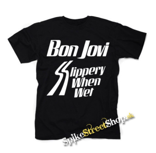 BON JOVI - Slippery When Wet - čierne detské tričko