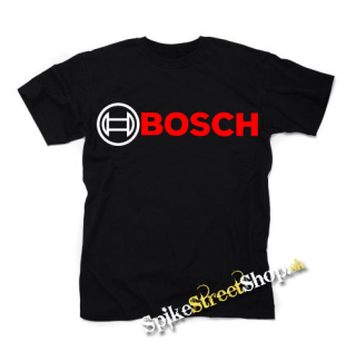 BOSCH - Logo - čierne detské tričko