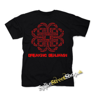 BREAKING BENJAMIN - Red Logo - čierne detské tričko