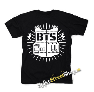 BTS - BANGTAN BOYS - Logo Design - čierne detské tričko