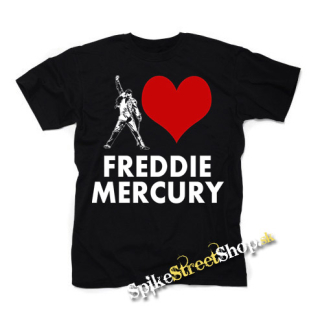 I LOVE FREDDIE MERCURY - čierne detské tričko