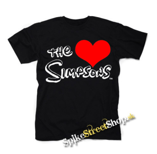 I LOVE THE SIMPSONS - čierne detské tričko