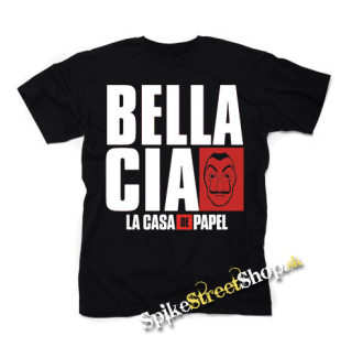 LA CASA DE PAPEL - Bella Ciao - čierne detské tričko