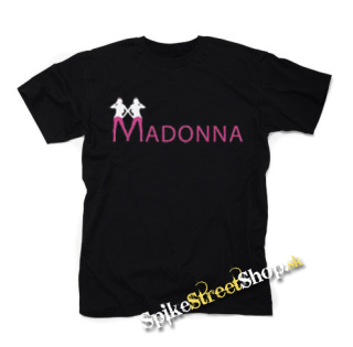 MADONNA - Pink Logo - čierne detské tričko