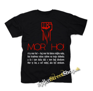 MOR HO - čierne detské tričko