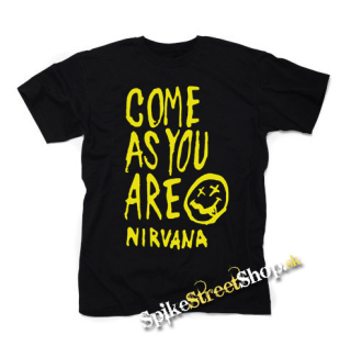 NIRVANA - Come As You Are - čierne detské tričko