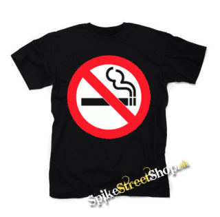 NO SMOKING - čierne detské tričko