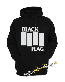 BLACK FLAG - Logo Crest - čierna pánska mikina