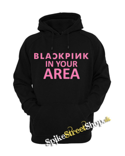 BLACKPINK - In Your Area - čierna pánska mikina