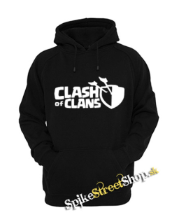 CLASH OF CLANS - Logo - čierna pánska mikina