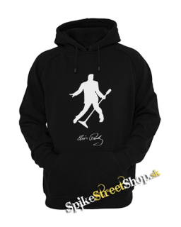 ELVIS PRESLEY - Silhouette Signature - čierna pánska mikina
