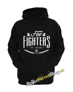 FOO FIGHTERS - 100 % Organic - čierna pánska mikina