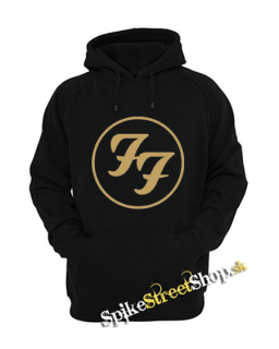 FOO FIGHTERS - Gold Logo - čierna pánska mikina