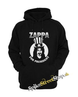 FRANK ZAPPA - For President - čierna pánska mikina