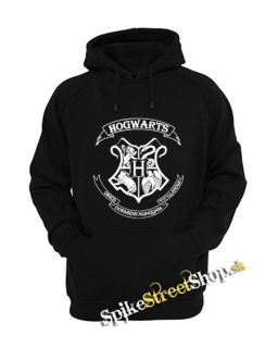 HARRY POTTER - Hogwarts Crest - čierna pánska mikina