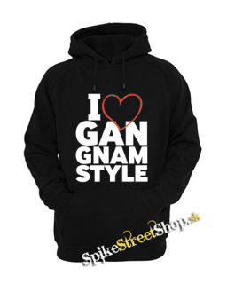 I LOVE GANGNAM STYLE - čierna pánska mikina