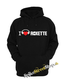 I LOVE ROXETTE - Motive 2 - čierna pánska mikina