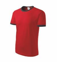 ČERVENÉ PÁNSKE TRIČKO - štýlové červené pánske tričko z kolekcie INFINITY