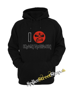IRON MAIDEN - I Love Iron Maiden - čierna pánska mikina