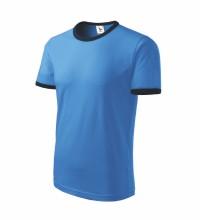 SVETLOMODRÉ PÁNSKE TRIČKO - modré štýlové pánske tričko z kolekcie INFINITY