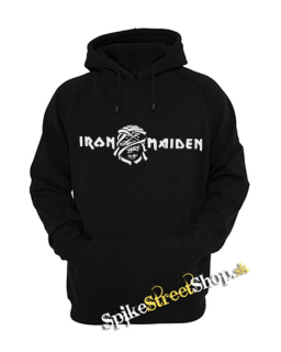 IRON MAIDEN - Logo - čierna pánska mikina