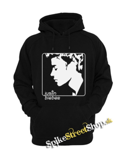 JUSTIN BIEBER - Logo & Portrait 2 - čierna pánska mikina