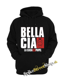 LA CASA DE PAPEL - Bella Ciao - čierna pánska mikina