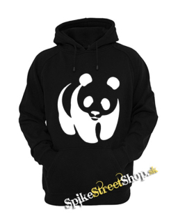 PANDA - čierna pánska mikina