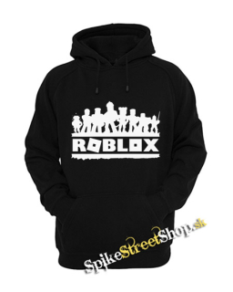 ROBLOX - Logo Skins - čierna pánska mikina