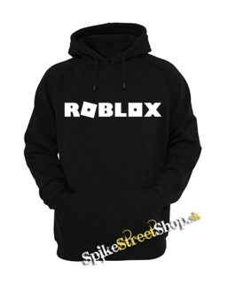 ROBLOX - Logo Symbol White - čierna pánska mikina