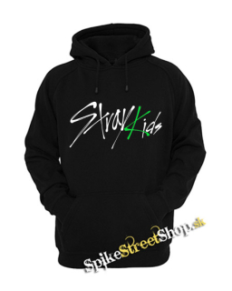 STRAY KIDS - Oddinary Green Logo - čierna pánska mikina