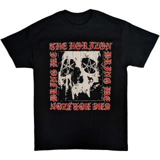BRING ME THE HORIZON - Metal Logo Skull - čierne pánske tričko