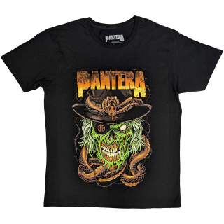 PANTERA - Snake & Skull - čierne pánske tričko