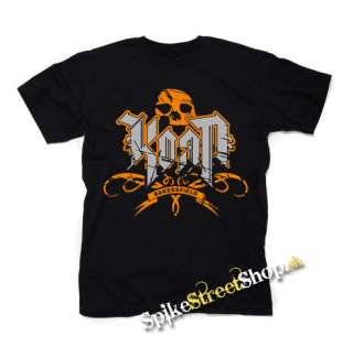 KORN - Logo Crest Bakersfield Orange - pánske tričko