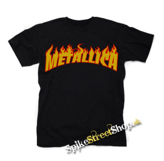 METALLICA - Thrasher Logo Flame - pánske tričko