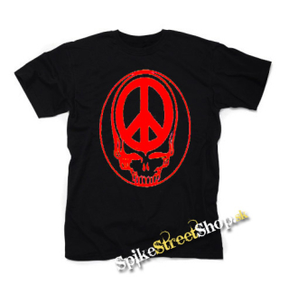 PEACE SKULL - pánske tričko