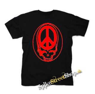 PEACE SKULL - pánske tričko